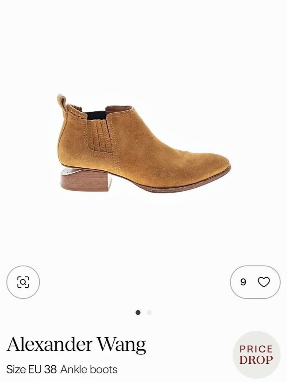 Alexander Wang Kori Ankle Boot Brown EU 38
